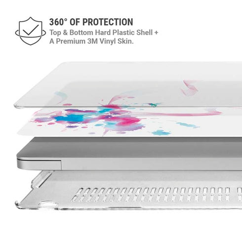 Violet Harmony (Hummingbird) MacBook Air 15in (2023-2025) Case plus Skin
